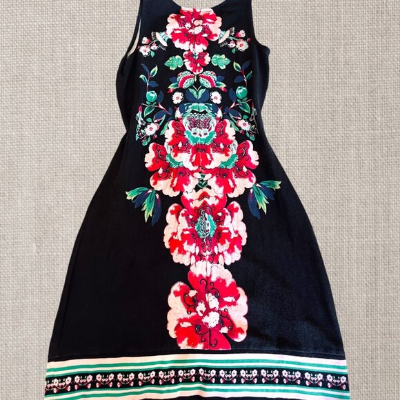 New York & Company Floral Pattern Shift Dress - Picture 4 of 5